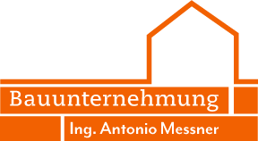 Das Logo ist einfärbig gehalten und zeigt ein Haus das auf einem Fundament aus Ziegelsteinen.